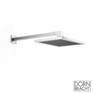 DORNBRACHT CL-1 - DEQUE - SUPERNOVA - SYMETRICS - MEM REGENDOUCHE 30 x 24 cm MET WANDBEVESTIGING SPRONG 45 cm CHROOM 28765980-00