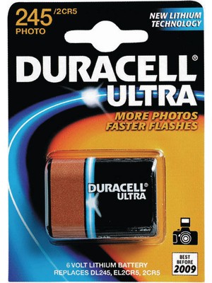 DURACELL LITHIUM FOTO BATTERIJ 6 Volt DL245 K1